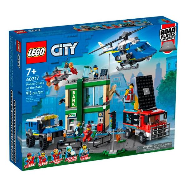 фото Конструктор city police: полицейская погоня в банке (60317) lego