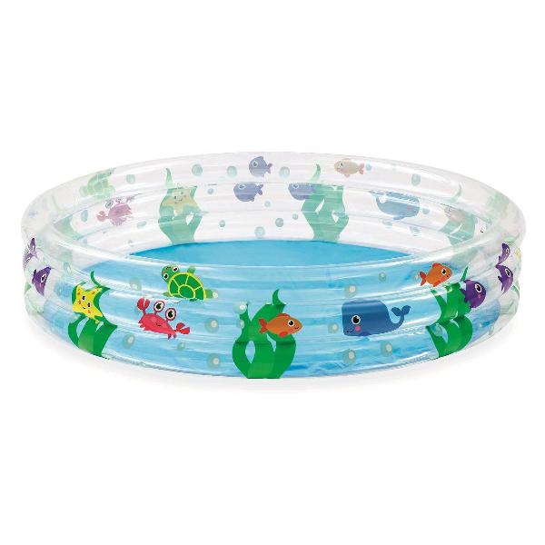 фото Надувной детский бассейн "подводный мир", 152х30 см (51004) bestway