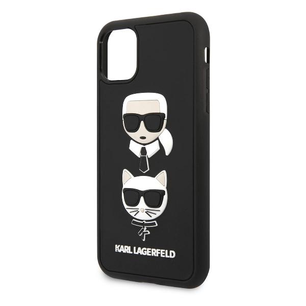 фото Чехол 3d rubber karl & choupette для iphone 11, черный (klhcn61ik3dkc) karl-lagerfeld