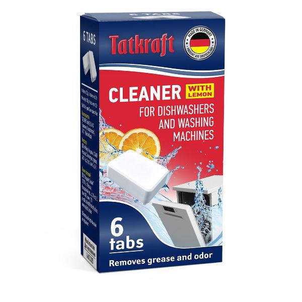 фото Таблетки для посудомоечной машины cleaner with limon, 6 шт (13971) tatkraft