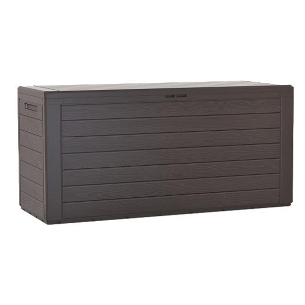 фото Сундук woodebox, 280 л, 55х116х44 см, венге (mbwl280-440u) prosperplast