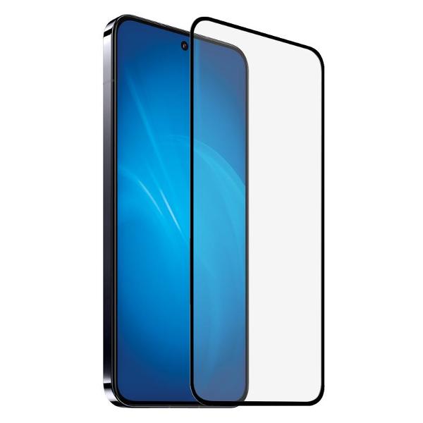 фото Защитное стекло с рамкой для xiaomi 13 black (xicolor-106) df