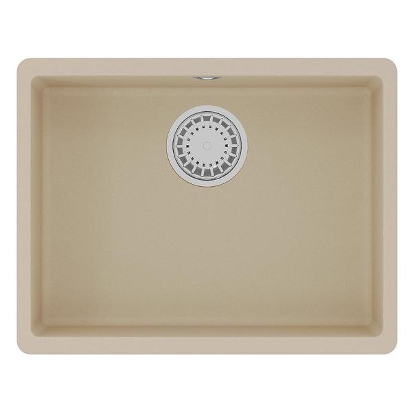 фото Мойка кухонная sinara 540-u beige lemark