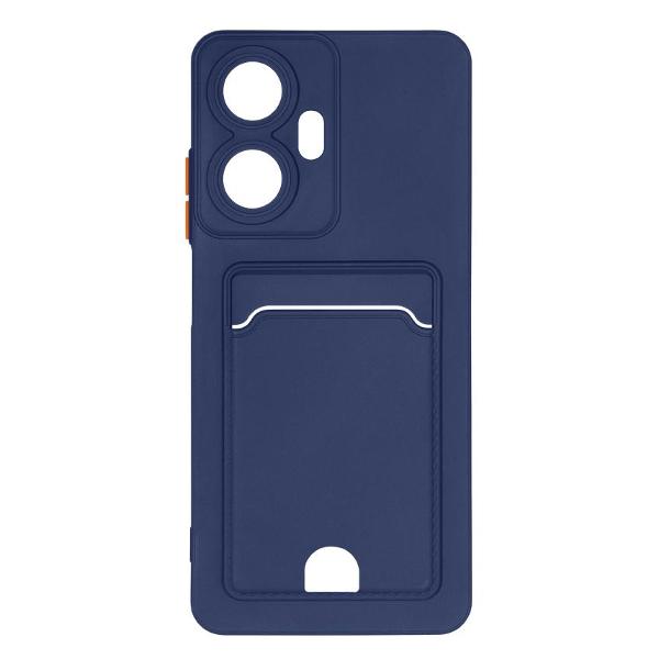 фото Чехол для realme c55 dark blue (rmcardcase-09) df