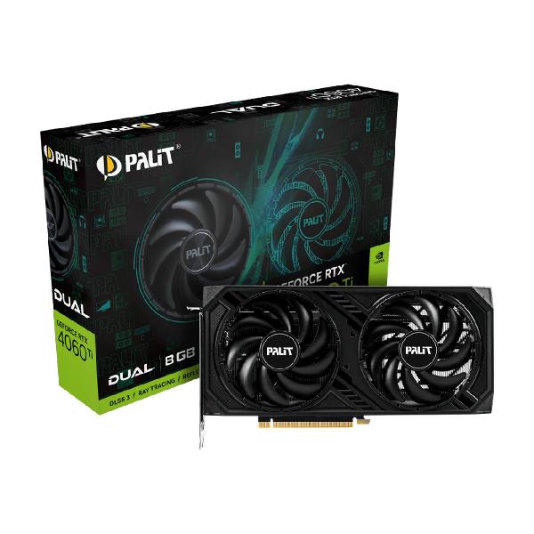 фото Видеокарта geforce rtx 4060 ti dual 8gb (ne6406t019p1-1060d) palit