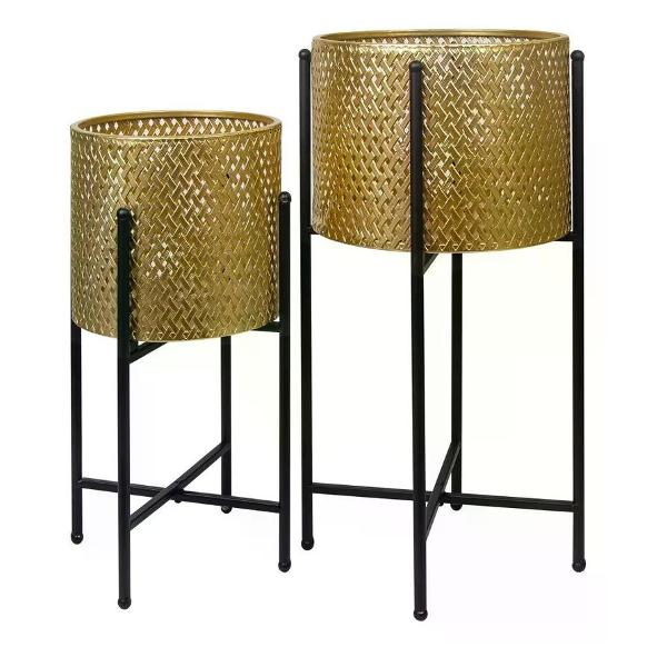 фото Подставка под кашпо flower duet loft, 2 шт homium