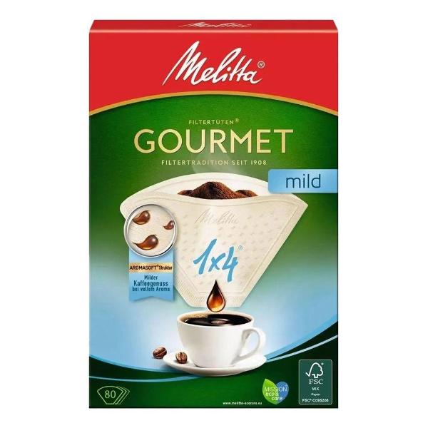 фото Фильтры для кофеварки mild, 1х4, 80 шт (6763161) melitta