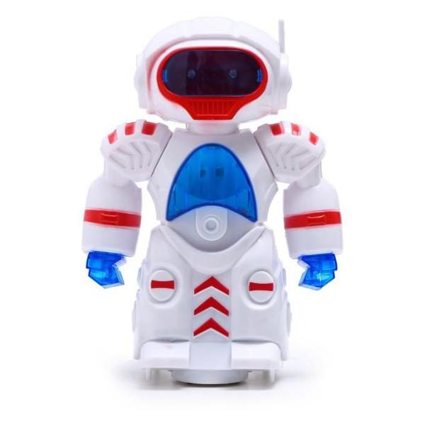 фото Робот со световыми и звуковыми эффектами, белый (sl-05747a) iq-bot
