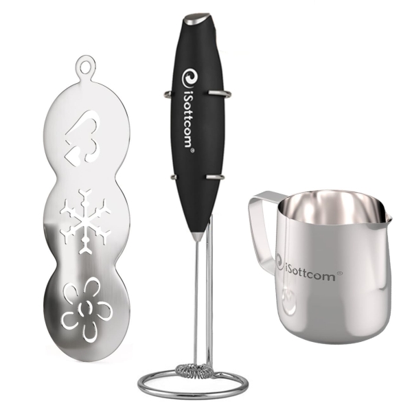 фото Капучинатор barista milk frother set black isottcom