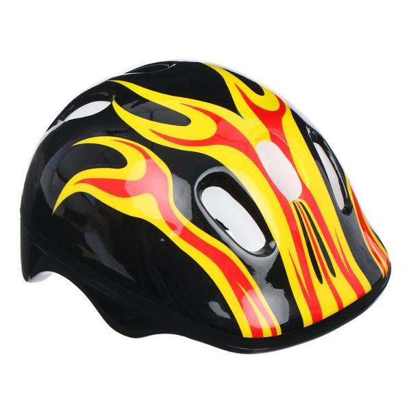 фото Шлем защитный ot-h6, 52-54 см, чёрный (634905) onlytop