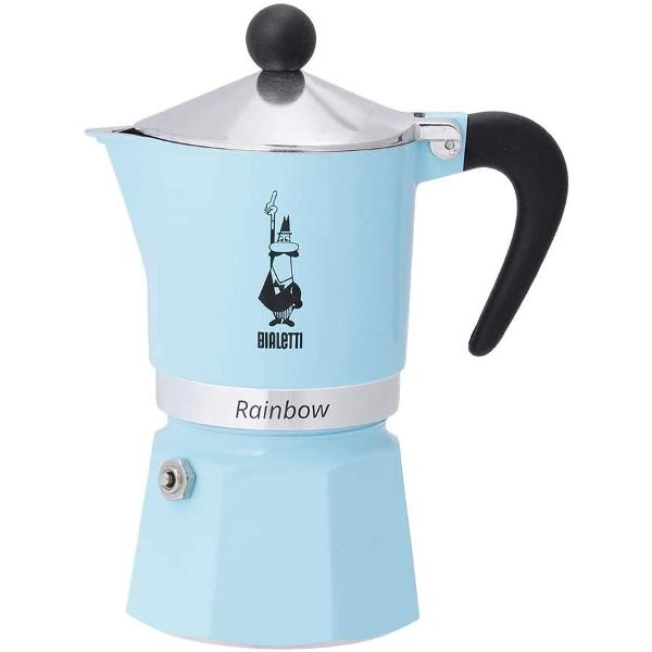 фото Кофеварка гейзерная rainbow 5042 blue bialetti