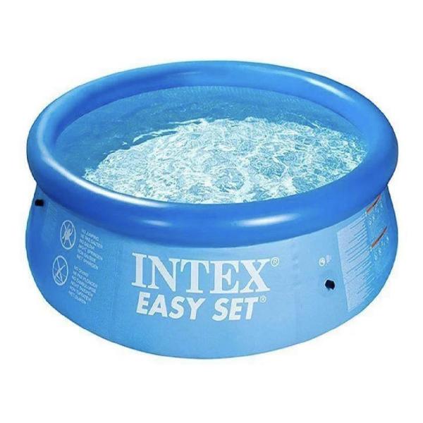 фото Надувной бассейн easy set, 244х76 см, синий (28110) intex