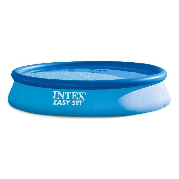 фото Надувной бассейн easy set, 396х84 см, синий (28143) intex