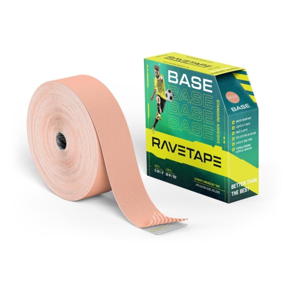 фото Кинезио тейп base, 5 см x 32 м beige (rvtb-bge-532) ravetape