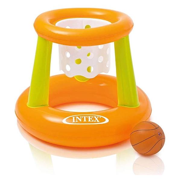 фото Комплект для игры в баскетбол в воде корзина + мяч, 55х67 см (58504np) intex