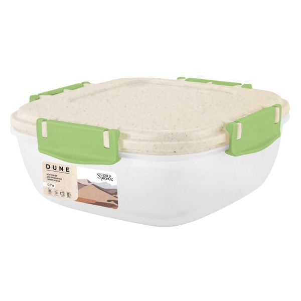 фото Контейнер dune, квадратный, 700 мл, шампань (se2242шм) sugar&spice