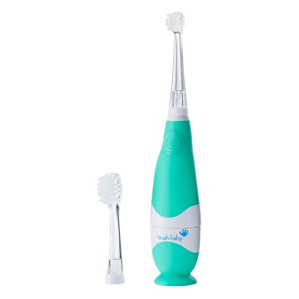 фото Электрическая зубная щетка babysonic turquoise (brb051) brush baby