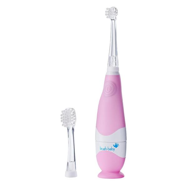 фото Электрическая зубная щетка babysonic pink (brb051/158) brush baby