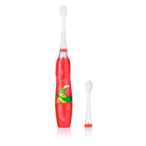 фото Электрическая зубная щетка kidzsonic brb192 red brush baby