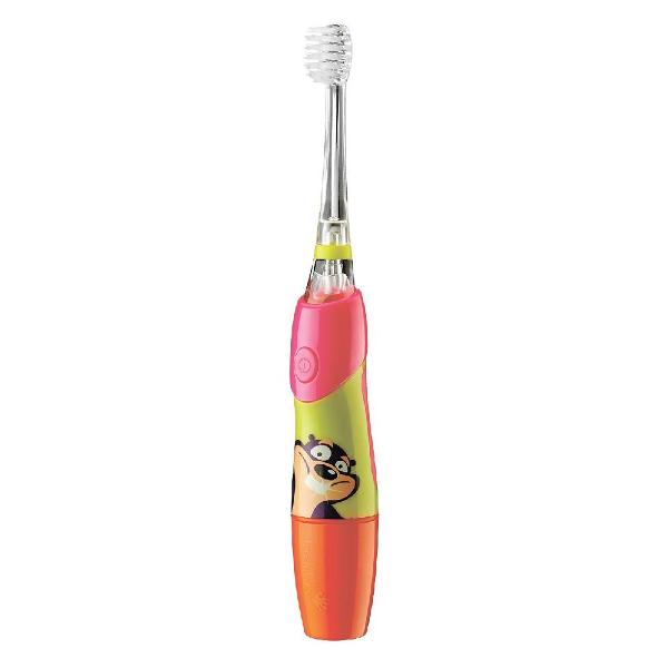 фото Электрическая зубная щетка kidzsonic pink (brb070) brush baby