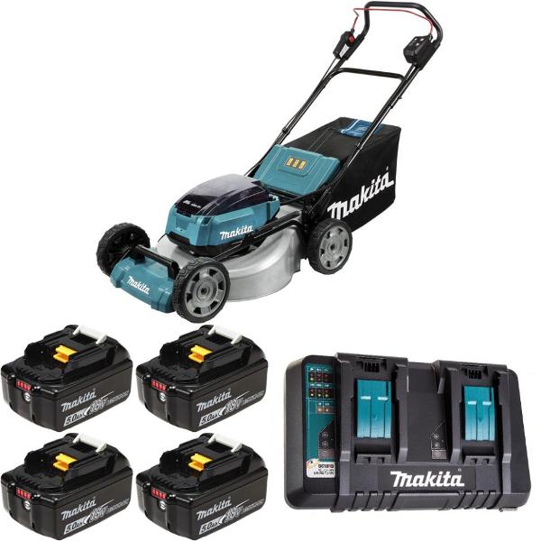 фото Газонокосилка аккумуляторная dlm530pt4 makita