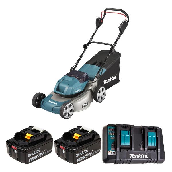 фото Газонокосилка аккумуляторная dlm460pt2 makita