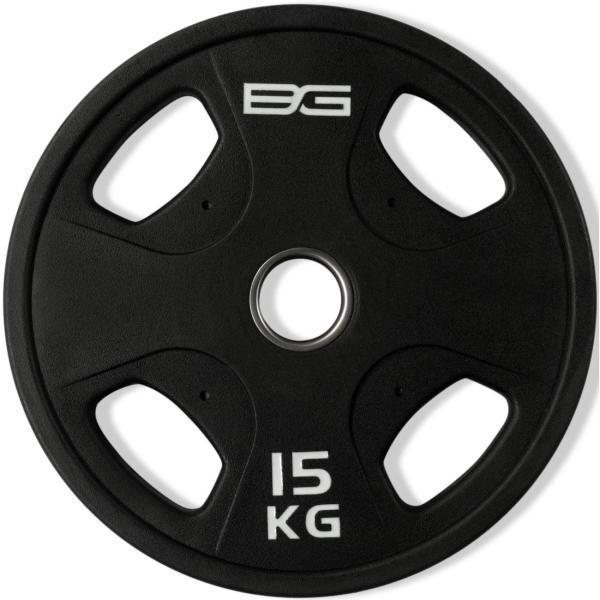 фото Диск для штанги полиуретан, 15 кг (bgplp150) bronze gym