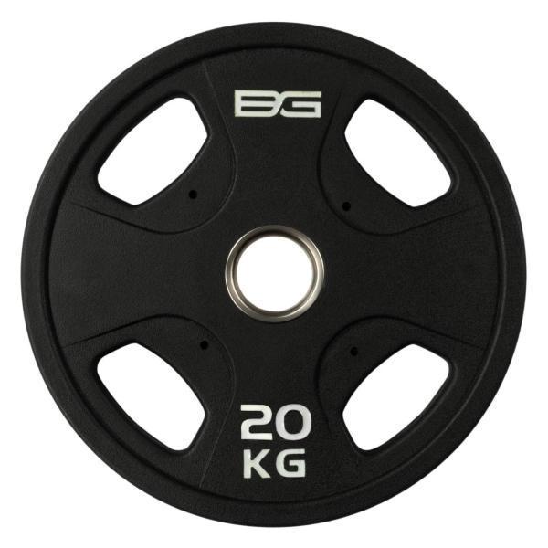 фото Диск для штанги полиуретан, 20 кг (bgplp200) bronze gym