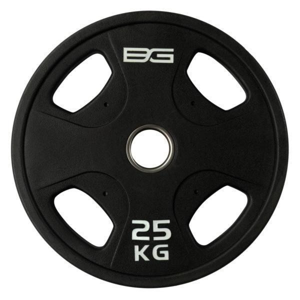 фото Диск для штанги полиуретан, 25 кг (bgplp250) bronze gym