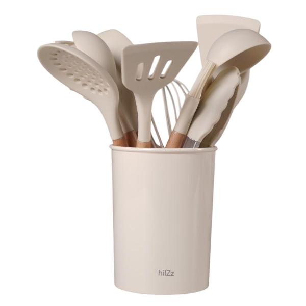 фото Набор кухонных принадлежностей kitchense, 11 предметов white hilzz