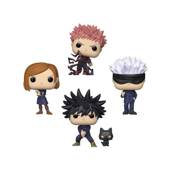 фото Фигурка pop! animation: jujutsu kaisen itadori/megumi/nobara/gojo (gw) 4pk (66841) funko