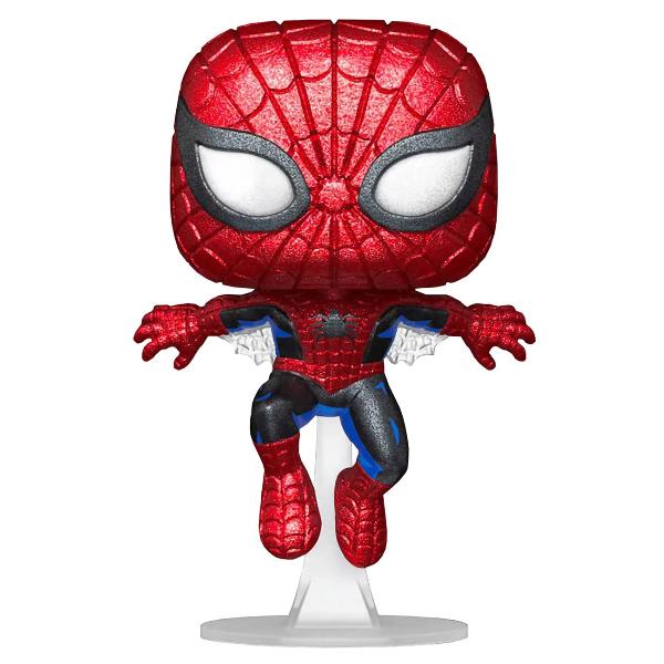 фото Фигурка pop! bobble: marvel: 80th first appearance: spider-man dglt (exc) 593 (68371) funko