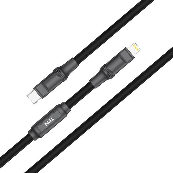 фото Кабель 2xusb type-c diy 100w, 1,5m black (tfn-c-diy-cc15m-bk)