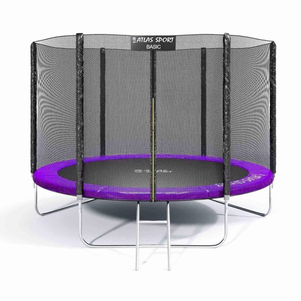 фото Каркасный батут basic, 10ft, 312 см purple atlas sport