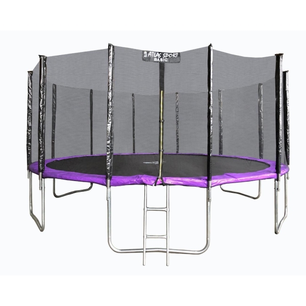 фото Каркасный батут 16ft, 490 см purple atlas sport