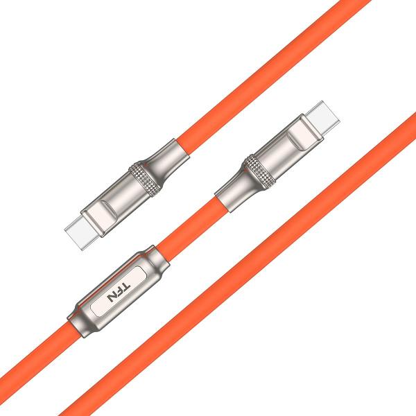 фото Кабель type c-type c, 1,5 м orange (tfn-c-diy-cc15m-or)