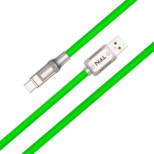 фото Кабель usb type-c diy, 1,5m green (tfn-c-diy-ac15m-gn)