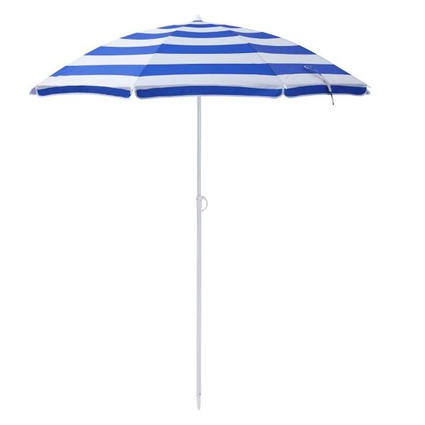 фото Пляжный зонт 200 см, синий/белый (bu-020) reka