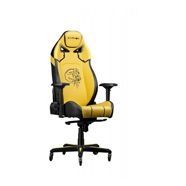 фото Игровое кресло gladiator cybot edition yellow (kx800904-cy) karnox