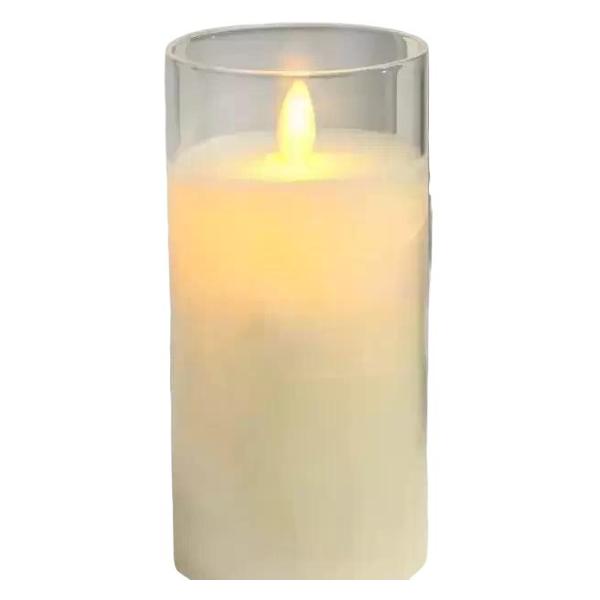 фото Свеча светодиодная homium led elementary candle7, стекло светлое (cl08wgl) zdk