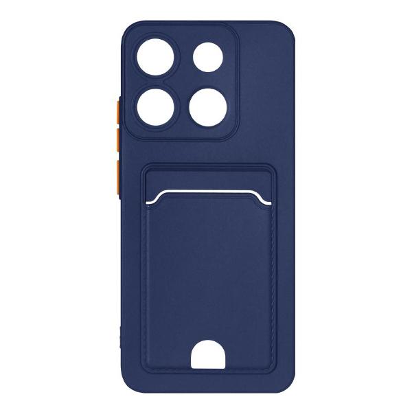 фото Чехол для infinix smart 7 plus dark blue (incardcase-09) df