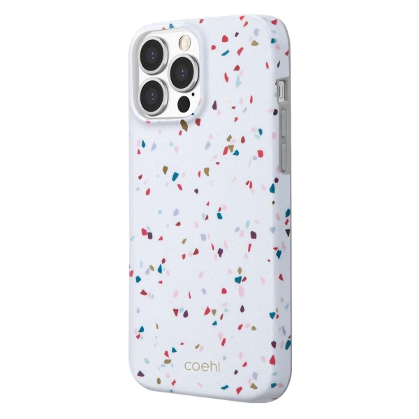 фото Чехол для iphone 13 pro coehl terrazzo white (ip6.1phyb(2021)-tezwht) uniq