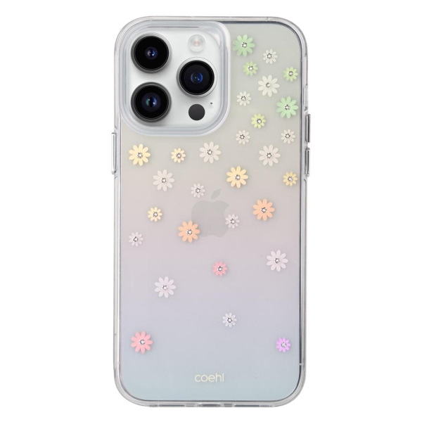 фото Чехол для iphone 14 pro max coehl aster spring pink (ip6.7pm(2022)-astspnk) uniq