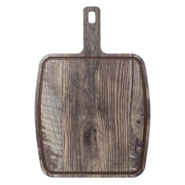 фото Разделочная доска с желобом, композитный материал, 36х25 см, дуб мореный (drrj36250634kl6) composeeat