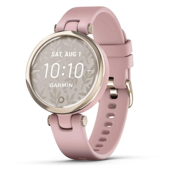 фото Смарт-часы lily sport edition cream gold bezel with dust rose case and silicone band (010-02384-03) garmin