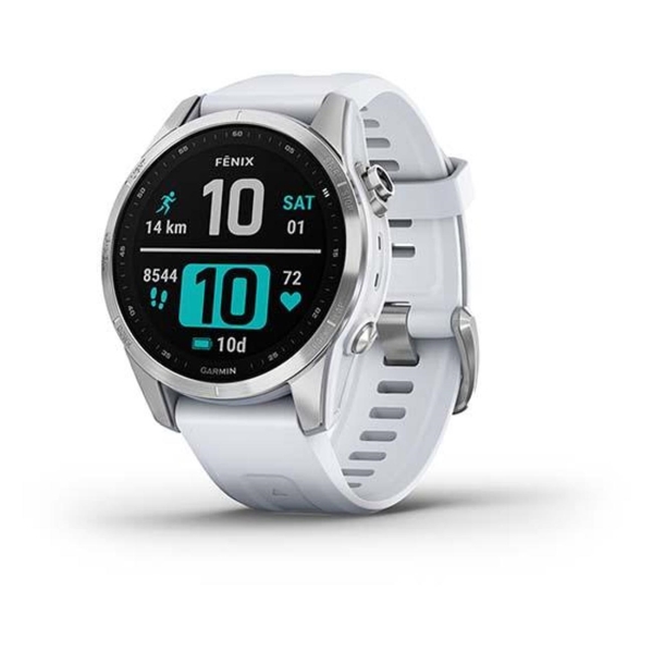 фото Смарт-часы fenix 7s standard edition silver with whitestone band (010-02539-02) garmin