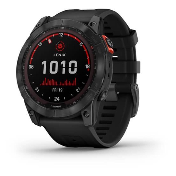 фото Смарт-часы fenix 7x solar edition slate gray with black band (010-02541-00) garmin