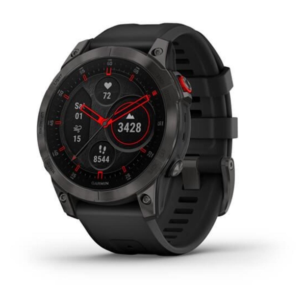 фото Смарт-часы epix gen 2 sapphire edition 47mm black titanium with black band (010-02582-10) garmin