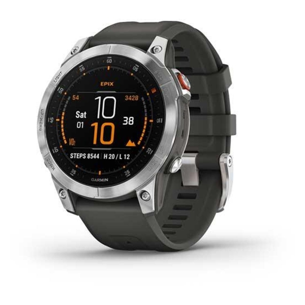 фото Смарт-часы epix gen 2 standard edition 47mm slate steel with graphite band (010-02582-00) garmin