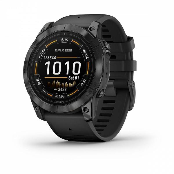 фото Смарт-часы epix pro gen 2 standard edition 51mm slate gray with black band (010-02804-20) garmin